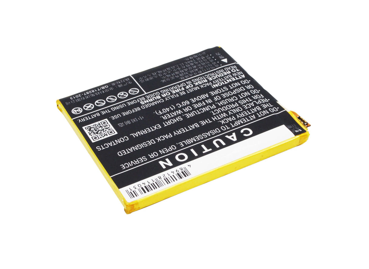 3.8V, Li-Polymer, 3400mAh, SmartPhone battery fits Zte, Li3834t43p6h726452, A450, Blade A450, 12.92Wh Mobile, SmartPhone Cameron Sino Technology Limited (Smartphone)