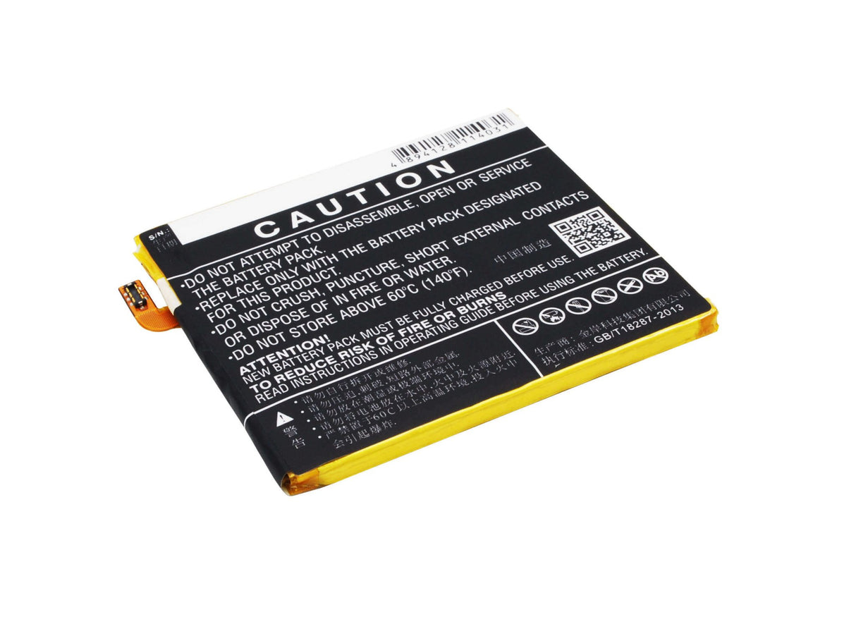 3.8V, Li-Polymer, 3400mAh, SmartPhone battery fits Zte, Li3834t43p6h726452, A450, Blade A450, 12.92Wh Mobile, SmartPhone Cameron Sino Technology Limited (Smartphone)