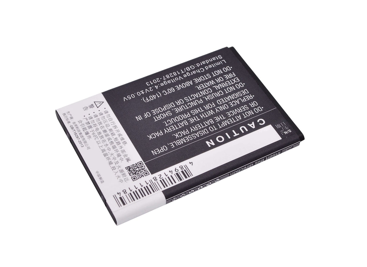 3.7V, Li-ion, 1200mAh, SmartPhone battery fits Amazing, Zte, Li3712t42p3h634445, A4c, 4.44Wh Mobile, SmartPhone Cameron Sino Technology Limited (Smartphone)