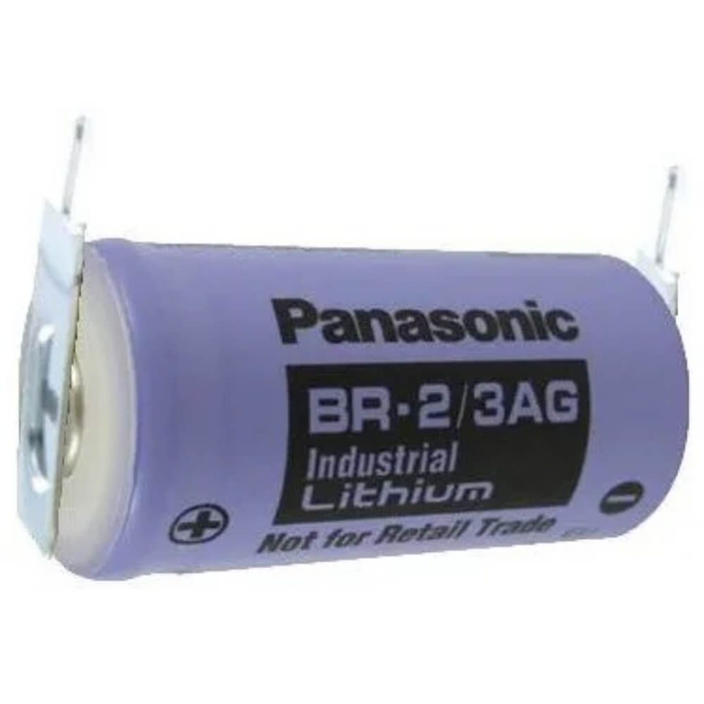 Panasonic BR-2/3AG Lithium Battery Bare Cell 3V 1.45Ah Primary Cell Other CB Range With Single PC Pins