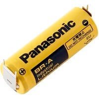 Modèle de batterie Panasonic Br-a, Cr17450e, Cr17450e-r, Cr17450se, Br A 3v, 1800 Mah - 5.4wh Autre Panasonic Avec broches PC - 2 broches sur la borne positive - 1 broche sur la borne négative