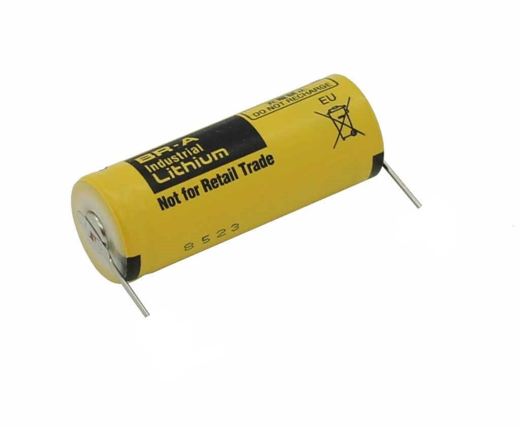 Modèle de batterie Panasonic Br-a, Cr17450e, Cr17450e-r, Cr17450se, Br A 3v, 1800 Mah - 5.4wh Autre Panasonic Avec broches PC simples (comme axiales)