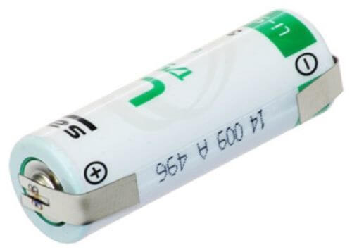 Battery Model Saft Ls 17500, 6135-01-524-7621, Ls17500, Ls17500-ba 3.6v, 3600 Mah - 12.96wh Saft Batteries Saft Lithium Batteries