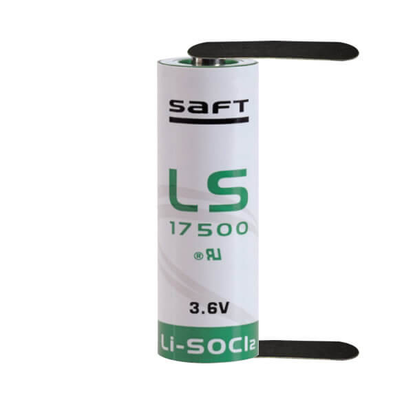 Battery Model Saft Ls 17500, 6135-01-524-7621, Ls17500, Ls17500-ba 3.6v, 3600 Mah - 12.96wh Saft Batteries Saft Lithium Batteries
