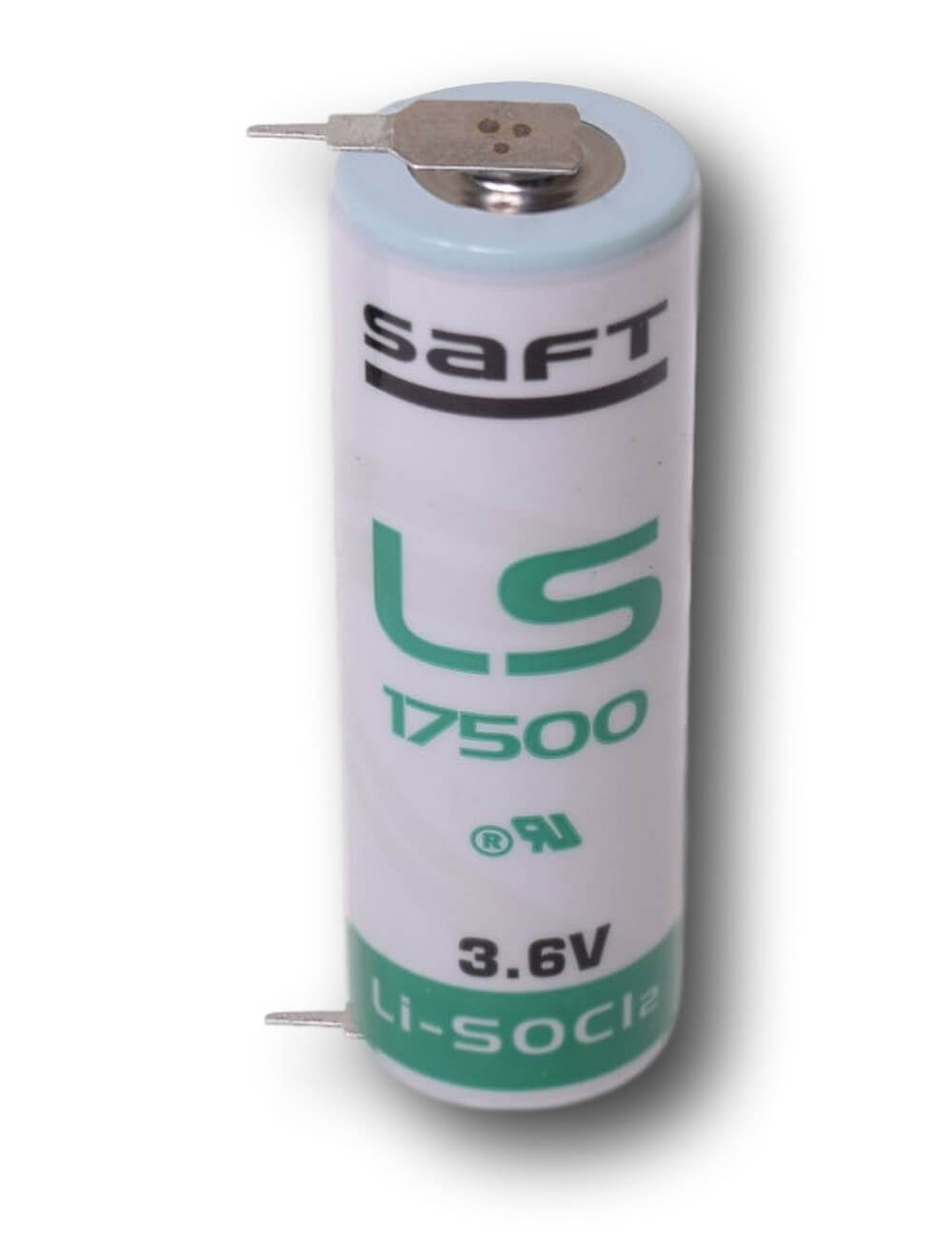 Battery Model Saft Ls 17500, 6135-01-524-7621, Ls17500, Ls17500-ba 3.6v, 3600 Mah - 12.96wh Saft Batteries Saft Lithium Batteries