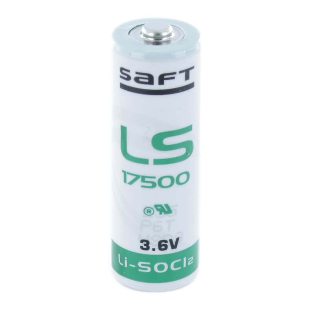 Battery Model Saft Ls 17500, 6135-01-524-7621, Ls17500, Ls17500-ba 3.6v, 3600 Mah - 12.96wh Saft Batteries Saft Lithium Batteries