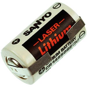 Battery Model Sanyo / Fdk Cr14250se, 1755-bat, Cr1/2aa, Cr14250, Cr14250set 3v, 850 Mah - 2.55wh Other Sanyo / FDK