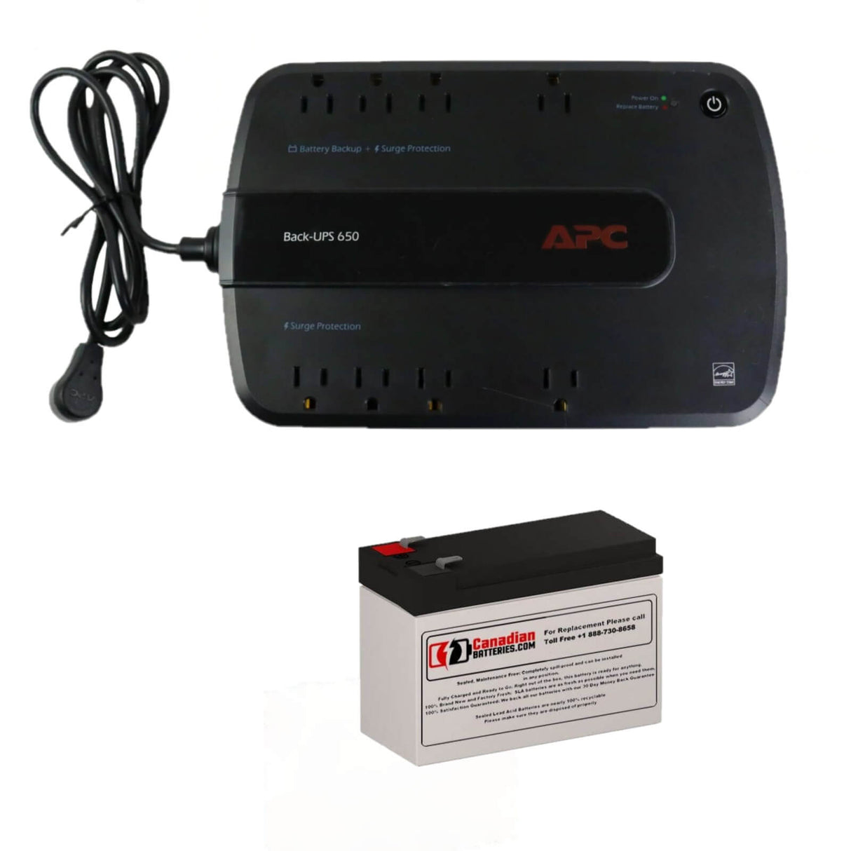 APC BE650G1 Back-UPS Battery Replacement – 12V 9Ah AGM (RBC110 Compatible) UPS Batteries CB Range