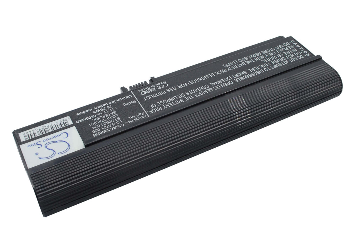 Black Battery For Acer As36802682, Aspire 3050, Aspire 3050-1733 11.1v, 6600mah - 73.26wh Notebook, Laptop Cameron Sino Technology Limited