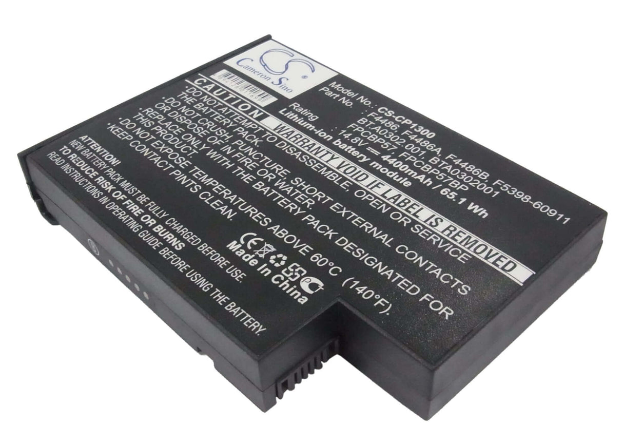 Black Battery For Acer Aspire 1312xc, Aspire 1310xc, Aspire 1306lc 14.8v, 4400mah - 65.12wh Notebook, Laptop Cameron Sino Technology Limited