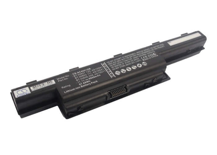 Black Battery For Acer Aspire 4250, Aspire 4250-e352g50mi, Aspire 4250g 11.1v, 8800mah - 97.68wh Notebook, Laptop Cameron Sino Technology Limited