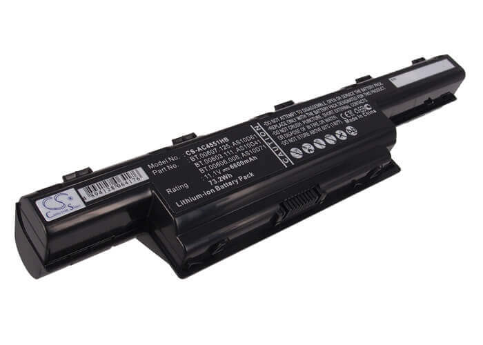 Black Battery For Acer Aspire 4333, Aspire 4339, Aspire 4349 11.1v, 6600mah - 73.26wh Notebook, Laptop Cameron Sino Technology Limited