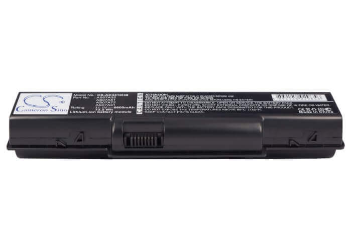 Black Battery For Acer Aspire 4710z, Aspire 2930g, Aspire 4730zg 11.1v, 6600mah - 73.26wh Notebook, Laptop Cameron Sino Technology Limited