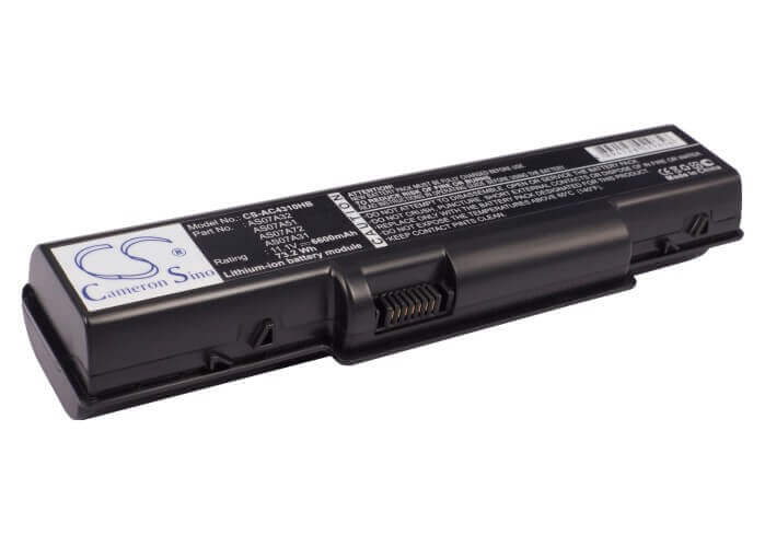 Black Battery For Acer Aspire 4710z, Aspire 2930g, Aspire 4730zg 11.1v, 6600mah - 73.26wh Notebook, Laptop Cameron Sino Technology Limited