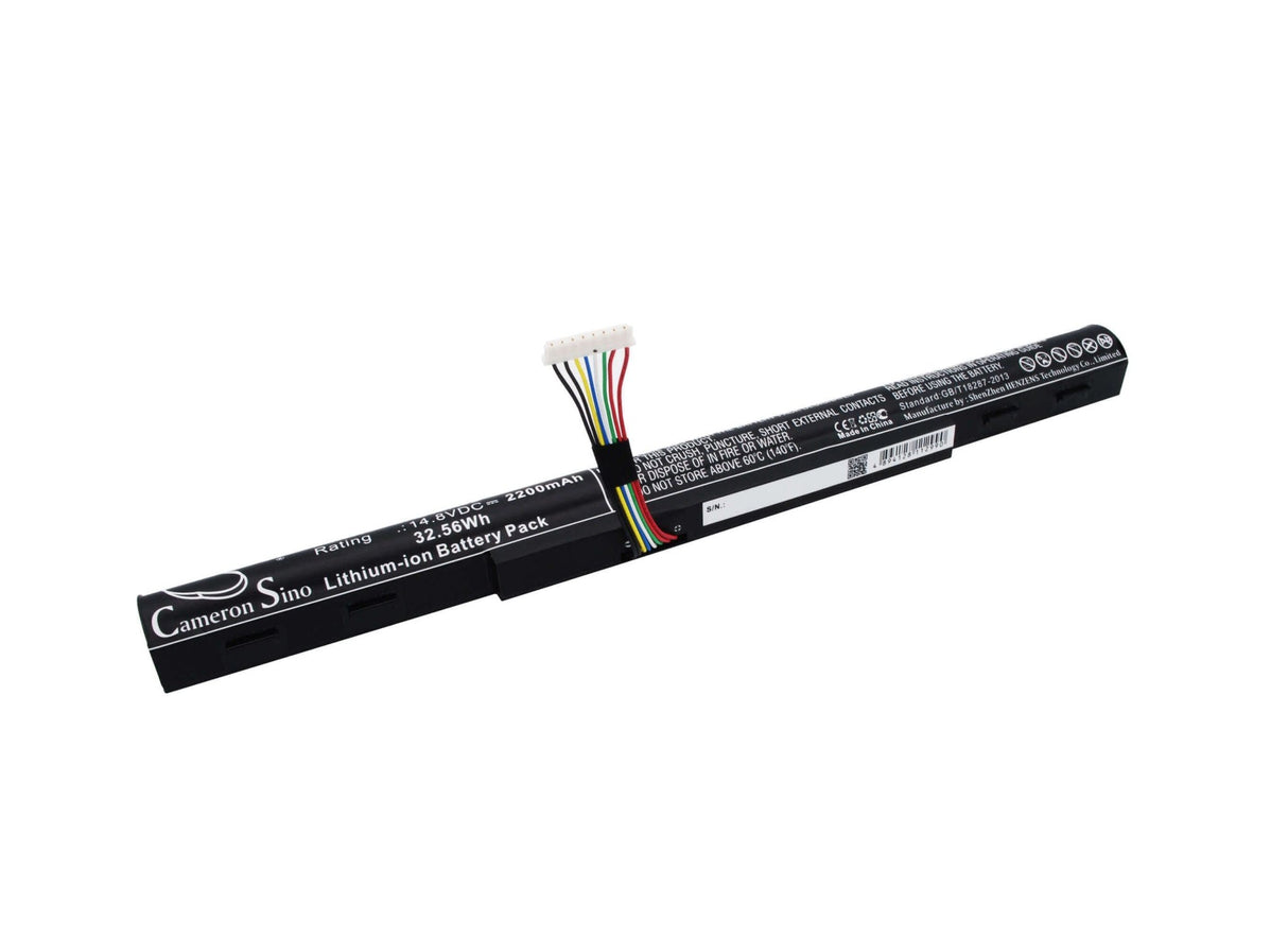 Black Battery For Acer Aspire E5-422, Aspire E5-422g, Aspire E5-472 14.8v, 2200mah - 32.56wh Notebook, Laptop Cameron Sino Technology Limited