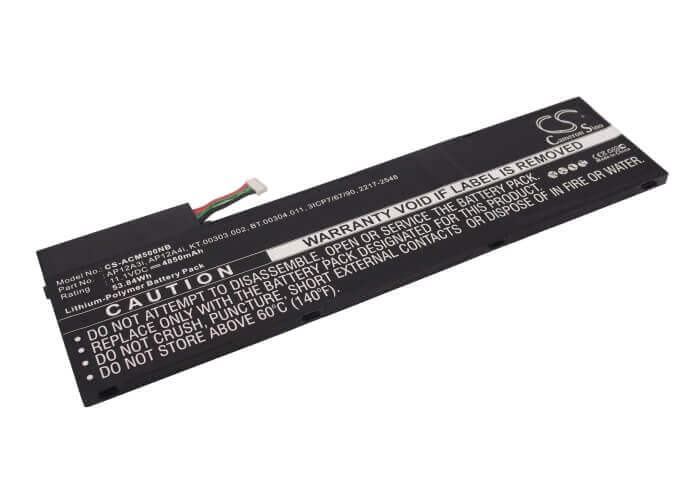 Batterie noire pour Acer Aspire M3, Aspire Timeline Ultra M3, Aspire M5 11.1v, 4850mah - 53.84wh Notebook, Laptop Cameron Sino Technology Limited