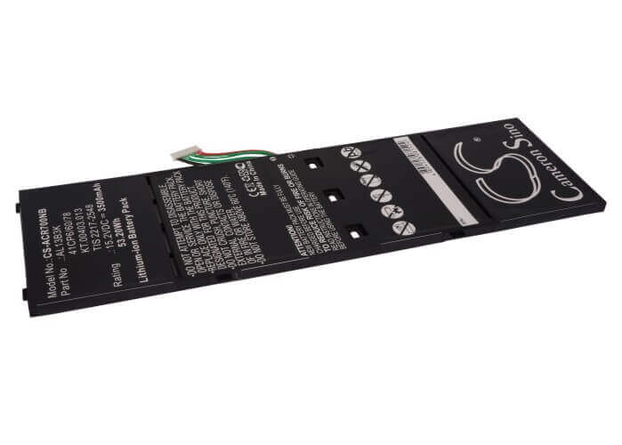 Black Battery For Acer Aspire R7, Aspire R7-571, Aspire M5-583 15.2v, 3500mah - 53.20wh Notebook, Laptop Cameron Sino Technology Limited