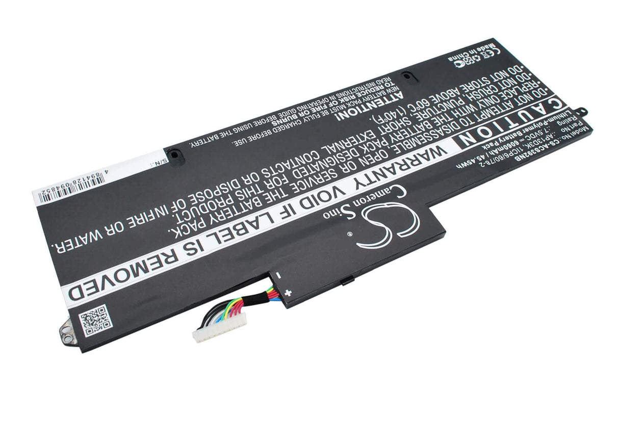 Black Battery For Acer Aspire S3-392g 7.5v, 6060mah - 45.45wh Notebook, Laptop Cameron Sino Technology Limited