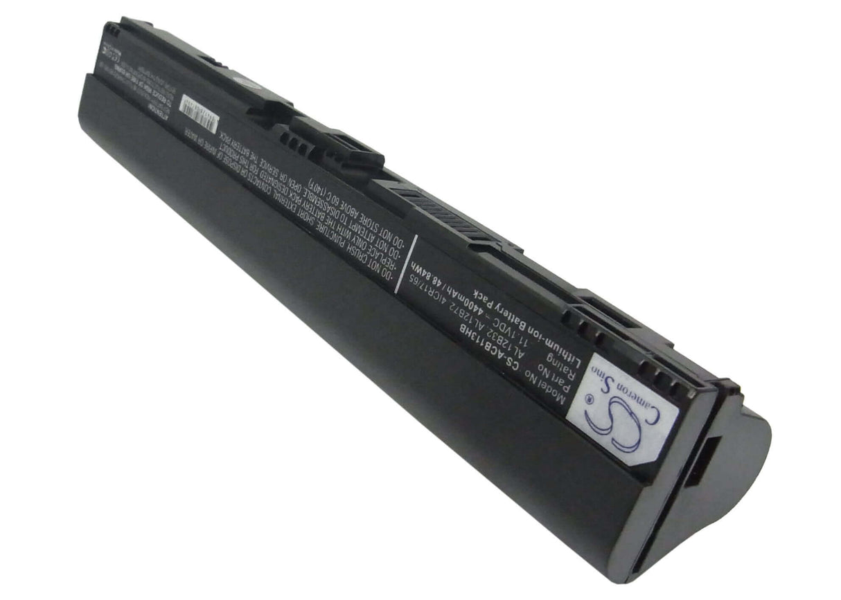Black Battery For Acer Aspire V5-171, Aspire One 725, Aspire One 756 11.1v, 4400mah - 48.84wh Notebook, Laptop Cameron Sino Technology Limited