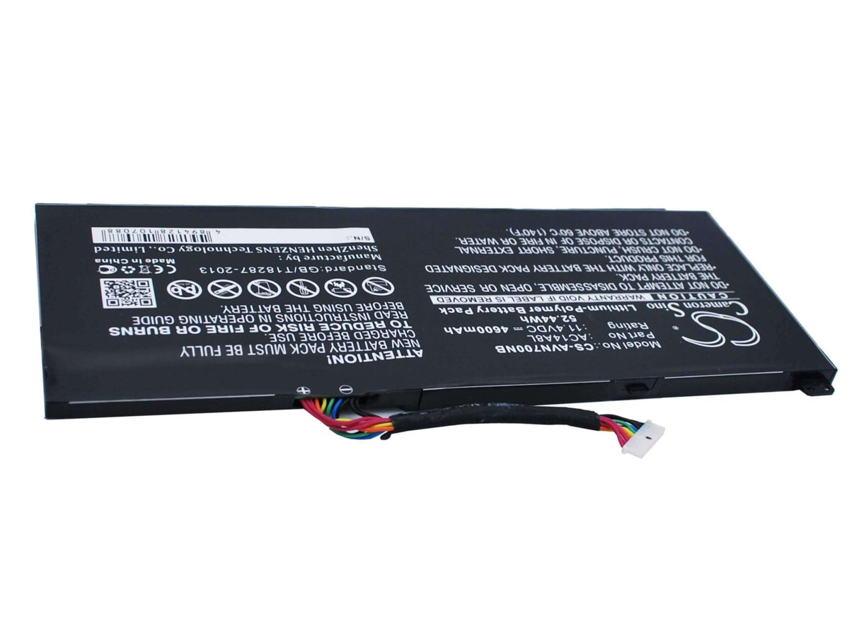 Black Battery For Acer Aspire Vn7, Aspire Vn7-571, Aspire Vn7-571g 11.4v, 4600mah - 52.44wh Notebook, Laptop Cameron Sino Technology Limited