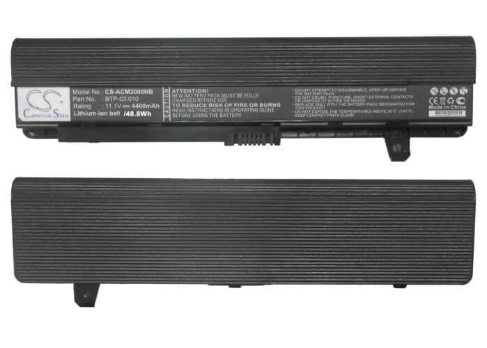 Black Battery For Acer Travelmate 3000 11.1v, 4400mah - 48.84wh Notebook, Laptop Cameron Sino Technology Limited