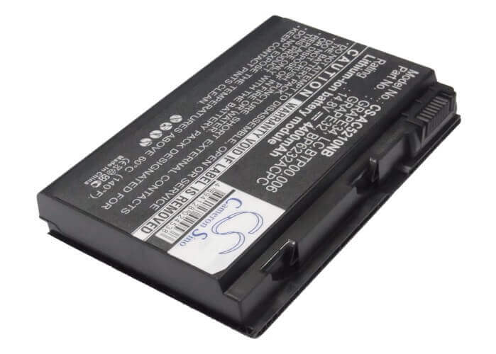 Black Battery For Acer Travelmate 5310-400508mi, Travelmate 5520g-402g16mi, Travelmate 5720-702g25bn 14.8v, 4400mah - 65.12wh Notebook, Laptop Cameron Sino Technology Limited