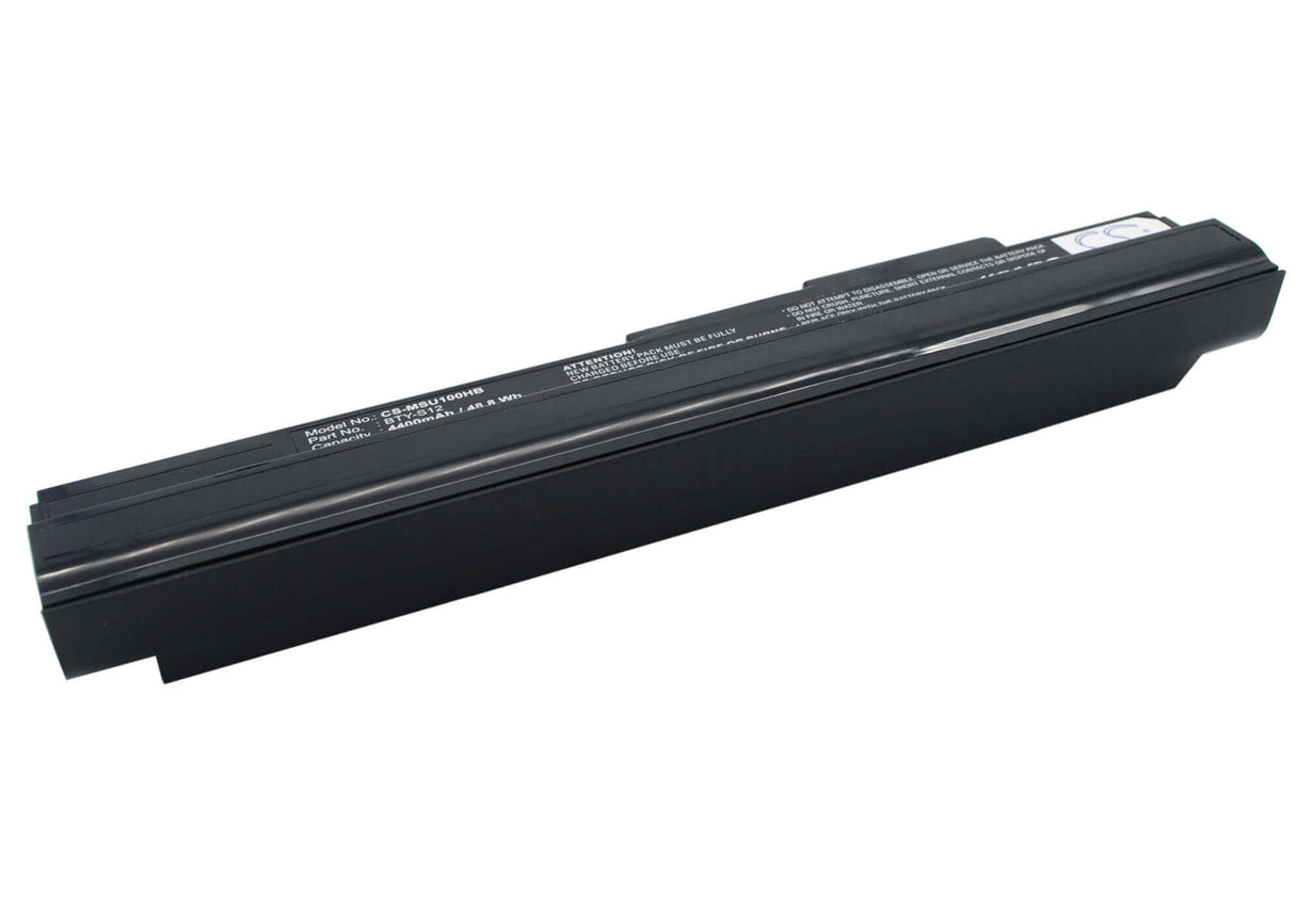 Black Battery For Advent 4211, 4212 11.1v, 4400mah - 48.84wh Notebook, Laptop Cameron Sino Technology Limited