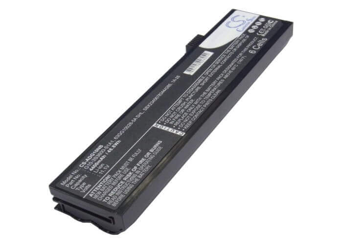 Black Battery For Advent 4213 11.1v, 4400mah - 48.84wh Notebook, Laptop Cameron Sino Technology Limited