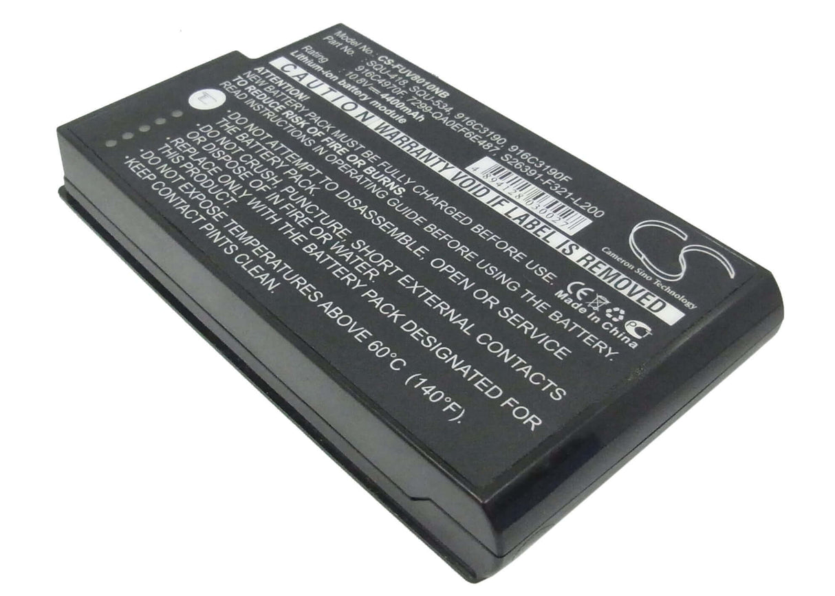 Batterie noire pour Advent 7089, 7090, 7106 10.8v, 4400mah - 47.52wh Batteries pour l'électronique Cameron Sino Technology Limited (Suspendu)