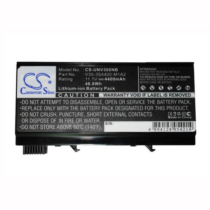 Batterie noire pour Advent V30 11.1v, 4400mah - 48.84wh Batteries pour l'électronique Cameron Sino Technology Limited (Suspendu)