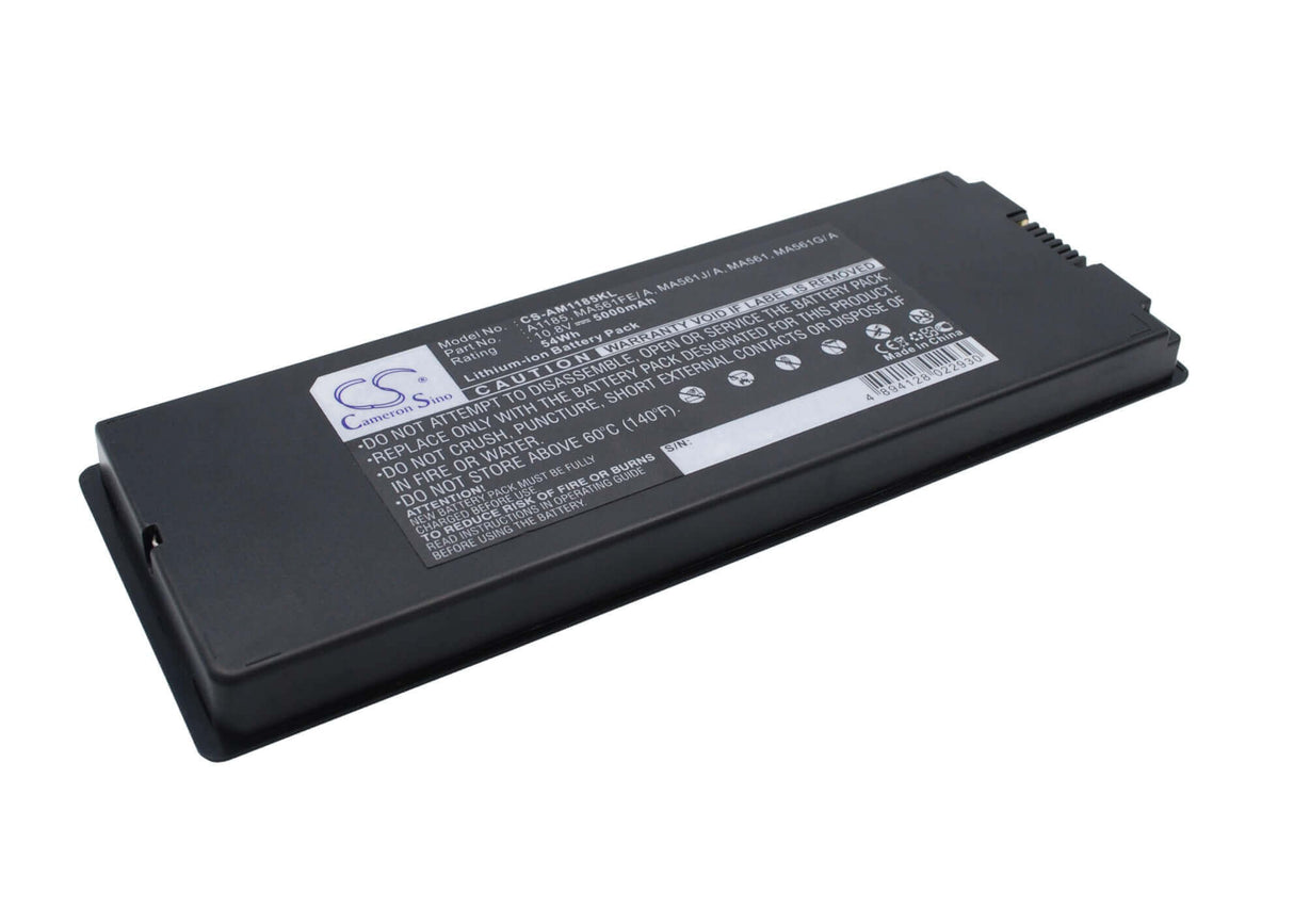 Black Battery For Apple Macbook 13" Ma472f/ A, Macbook 13" A1181, Macbook13"mb404j/ A 10.8v, 5000mah - 54.00wh Notebook, Laptop Cameron Sino Technology Limited
