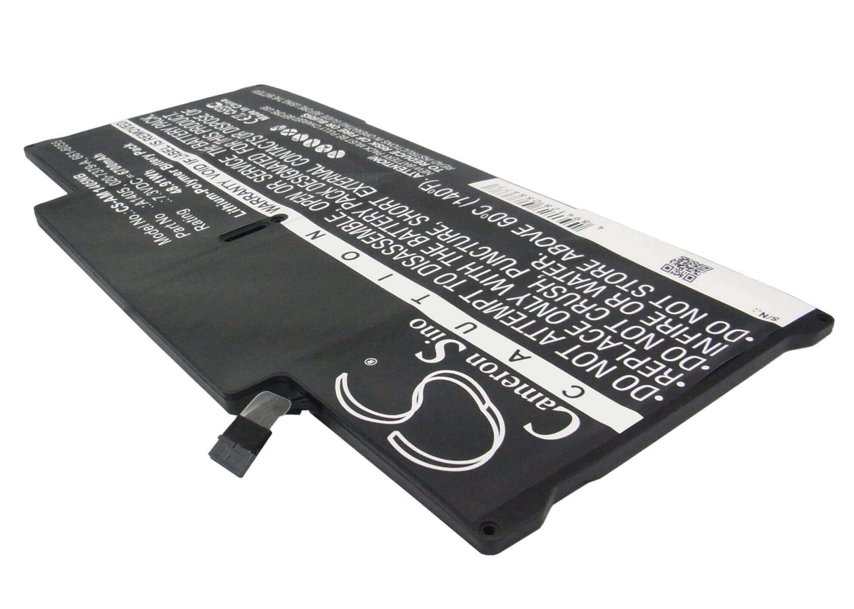Black Battery For Apple Macbook Air 13" Mc503, Macbook Air 13" Mc504, Macbook Air "core I5" 1.6 13" A1369 Mid-2011 7.3v, 6700mah Notebook, Laptop Cameron Sino Technology Limited