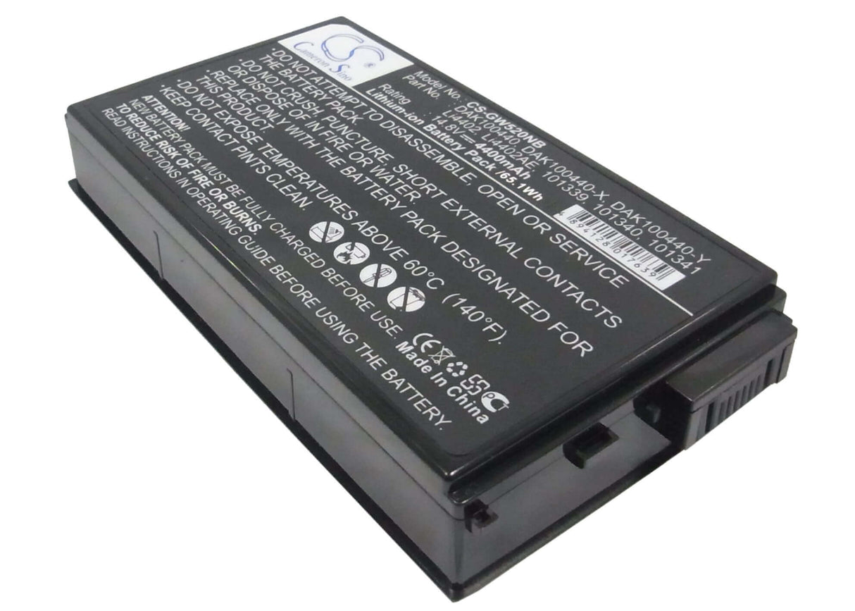 Black Battery For Arima W730a 14.8v, 4400mah - 65.12wh Notebook, Laptop Cameron Sino Technology Limited (Suspended)