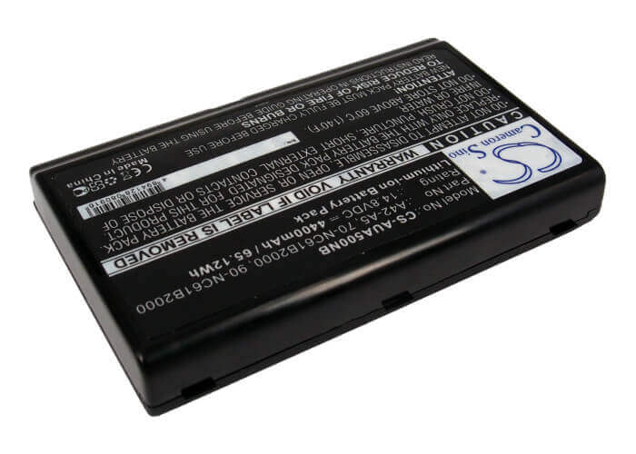 Black Battery For Asus A5, A5000, A5000e 14.8v, 4400mah - 65.12wh Batteries for Electronics Cameron Sino Technology Limited (Suspended)