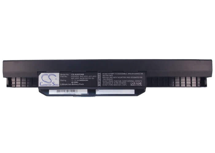 Black Battery For Asus A53b, A53by, A53e 11.1v, 4400mah - 48.84wh Notebook, Laptop Cameron Sino Technology Limited