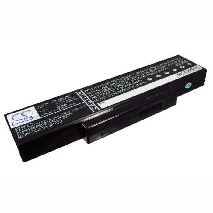 Black Battery For Asus A72, A72d, A72dr 11.1v, 4400mah - 48.84wh Notebook, Laptop Cameron Sino Technology Limited