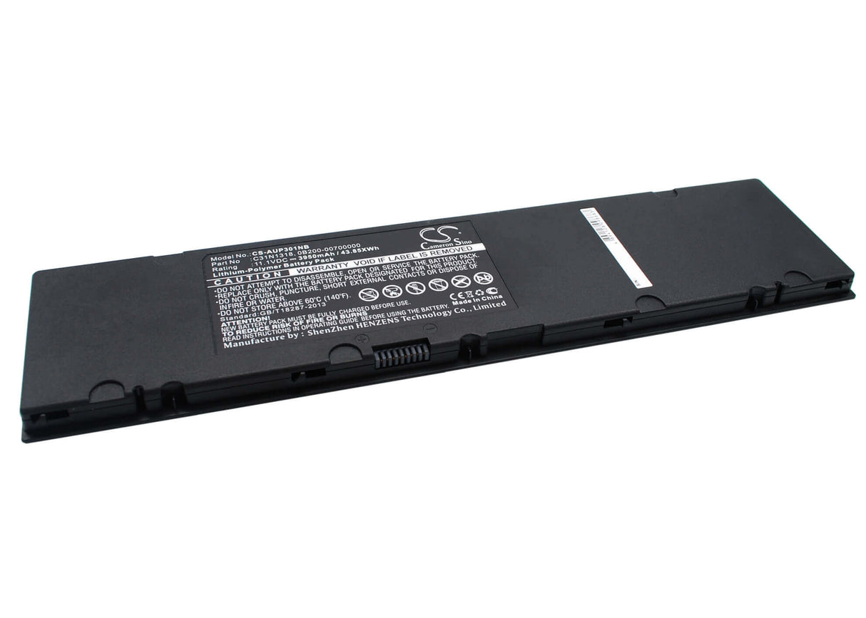 Black Battery For Asus Asuspro Pu301, Asuspro Essential Pu301la, Asuspro Essential Pu301la-ro064g 11.1v, 3950mah - 43.85wh Notebook, Laptop Cameron Sino Technology Limited