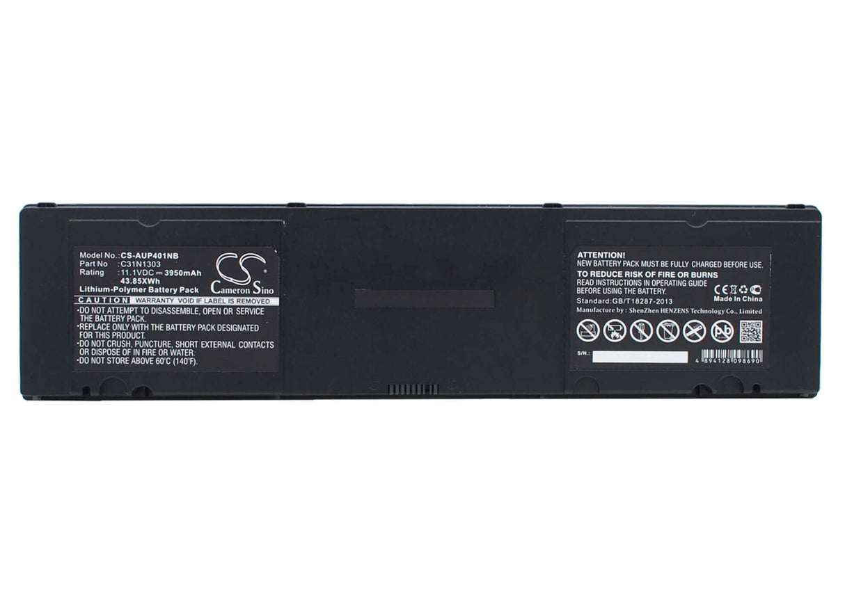 Black Battery For Asus Asuspro Pu401, Asuspro Pu401la, Asuspro Essential Pu401la 11.1v, 3950mah - 43.85wh Notebook, Laptop Cameron Sino Technology Limited