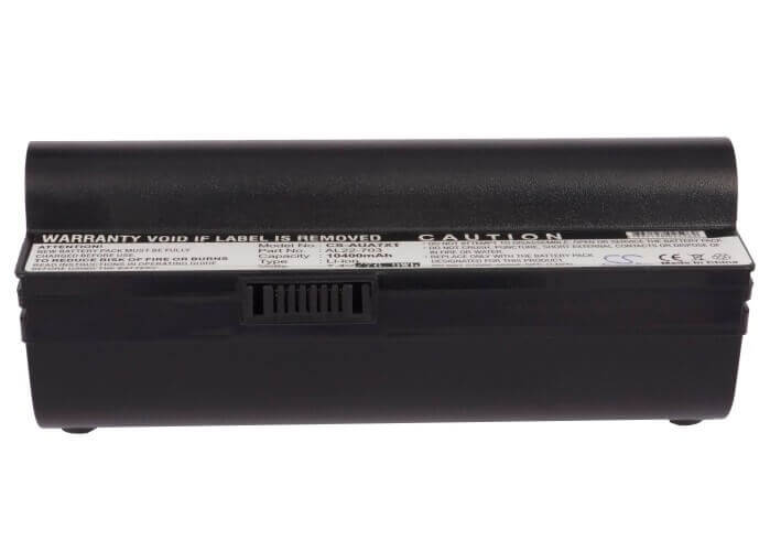 Black Battery For Asus Eee Pc 703, Eee Pc 900a, Eee Pc 900ha 7.4v, 10400mah - 76.96wh Notebook, Laptop Cameron Sino Technology Limited