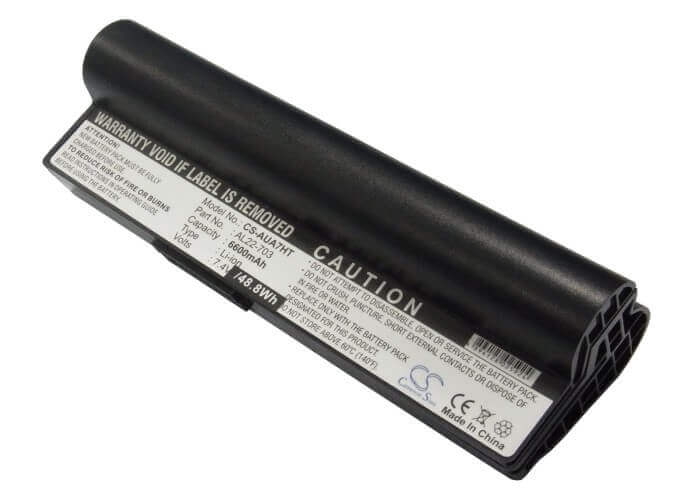 Black Battery For Asus Eee Pc 703, Eee Pc 900a, Eee Pc 900ha 7.4v, 6600mah - 48.84wh Notebook, Laptop Cameron Sino Technology Limited