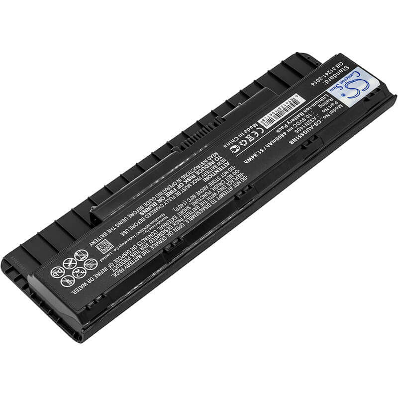 Black Battery For Asus G551, G551j, G551jk 10.8v, 4800mah - 51.84wh Notebook, Laptop Cameron Sino Technology Limited