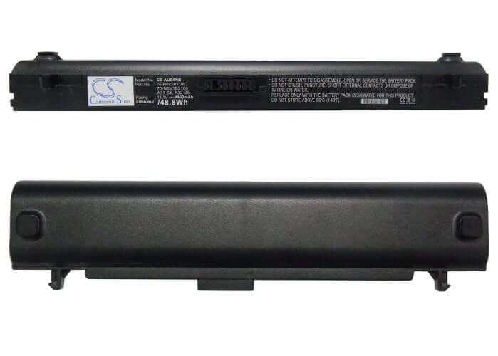 Black Battery For Asus M5, S5, M5000 11.1v, 4400mah - 48.84wh Notebook, Laptop Cameron Sino Technology Limited