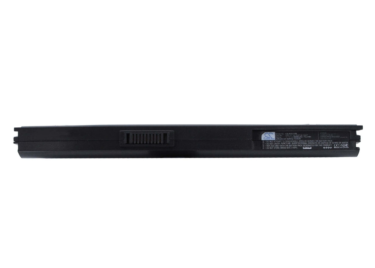 Black Battery For Asus U1e, U3s, U1f 11.1v, 6600mah - 73.26wh Notebook, Laptop Cameron Sino Technology Limited