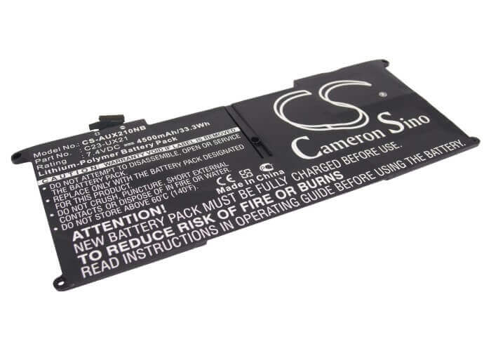 Black Battery For Asus Ux21, Zenbook Ux21, Zenbook Ux21a 7.4v, 4500mah - 33.30wh Notebook, Laptop Cameron Sino Technology Limited