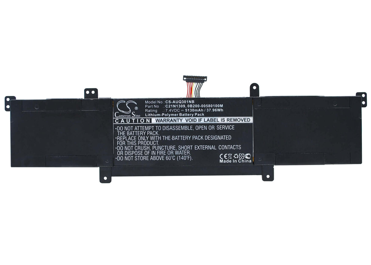 Black Battery For Asus Vivobook Q301, Vivobook Q301l, Q301la-bhi5t02 7.4v, 5130mah - 37.96wh Batteries for Electronics Cameron Sino Technology Limited (Suspended)