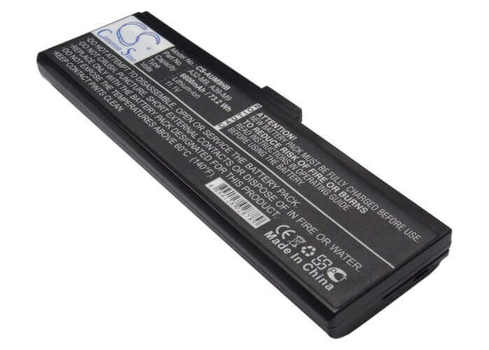 Black Battery For Asus W7j, M9j, W7sg 11.1v, 6600mah - 73.26wh Batteries for Electronics Cameron Sino Technology Limited (Suspended)