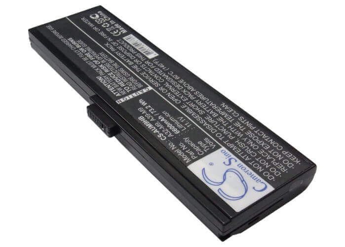 Black Battery For Asus W7j, M9j, W7sg 11.1v, 6600mah - 73.26wh Batteries for Electronics Cameron Sino Technology Limited (Suspended)