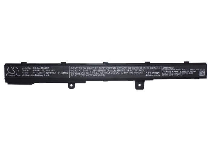 Black Battery For Asus X551c, X551ca, X551ca-0051a2117u 14.4v, 2200mah - 31.68wh Notebook, Laptop Cameron Sino Technology Limited