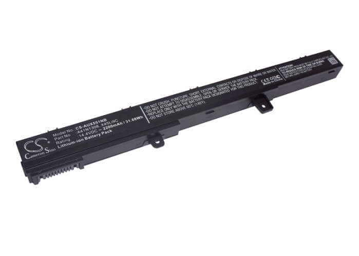 Black Battery For Asus X551c, X551ca, X551ca-0051a2117u 14.4v, 2200mah - 31.68wh Notebook, Laptop Cameron Sino Technology Limited