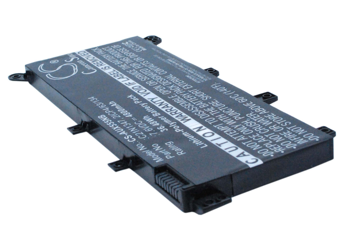 Black Battery For Asus X555, X555ld, X555la 7.6v, 4800mah - 36.48wh Notebook, Laptop Cameron Sino Technology Limited